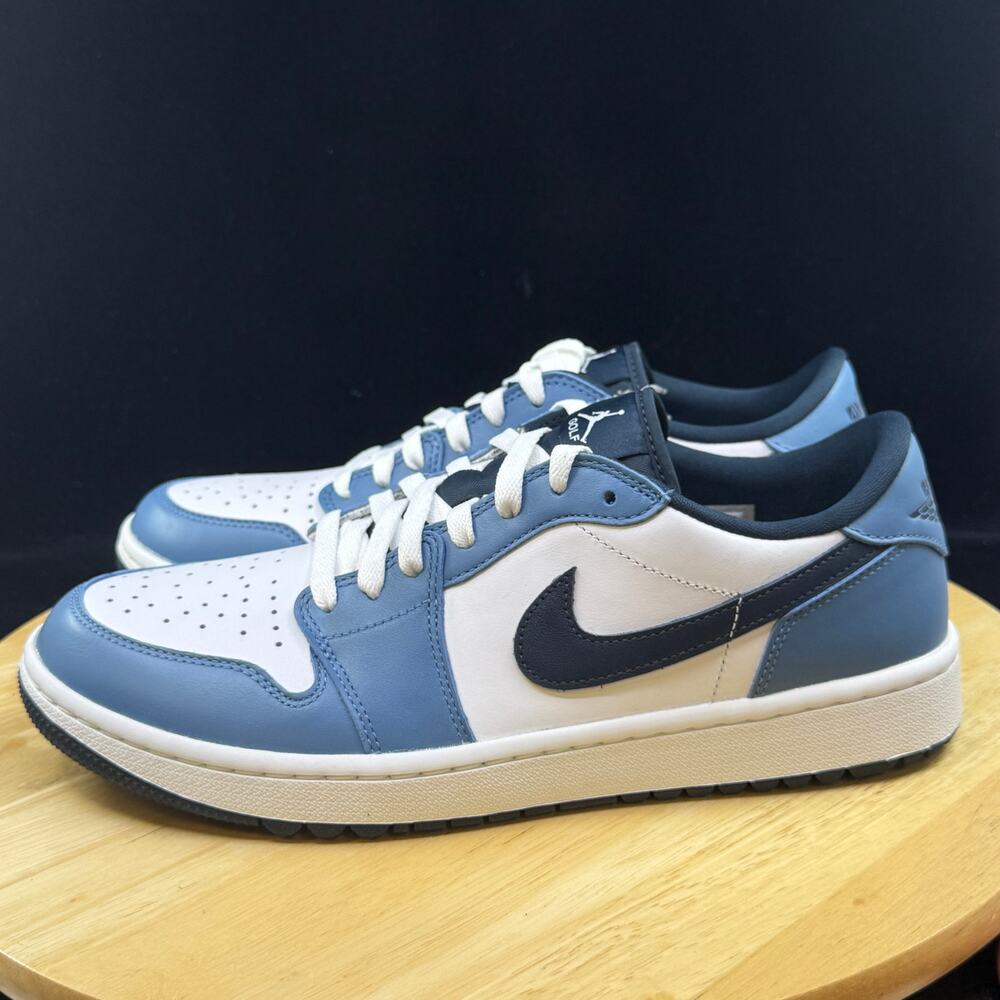 Nike Air Jordan 1 Low G White Aegean Storm Golf DD9315-115 Mens Size 8.5 - Picture 7 of 9